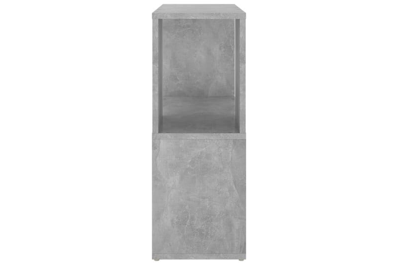 bogreol 60x24x63 cm spånplade betongrå - Grå - Opbevaring - Hylder & Reoler - Bogreol