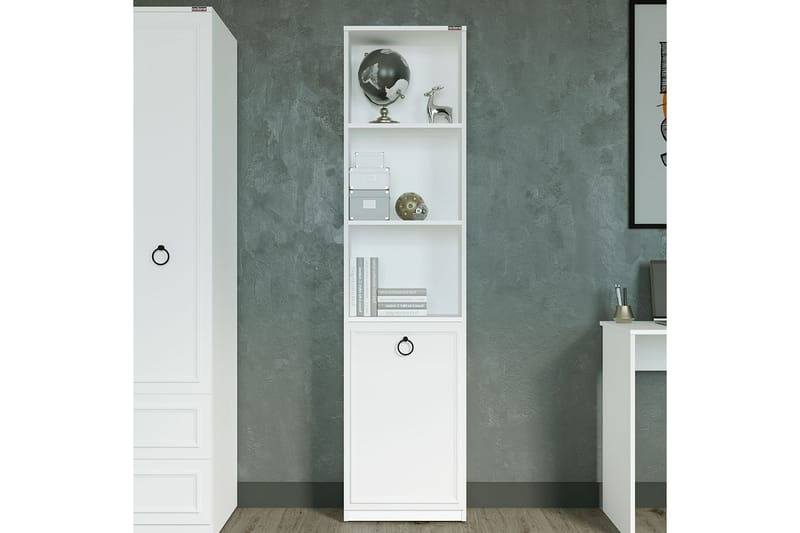 Ajkati Reol 45x24 cm Hvid - Hanah Home - Opbevaring - Hylder & Reoler - Bogreol