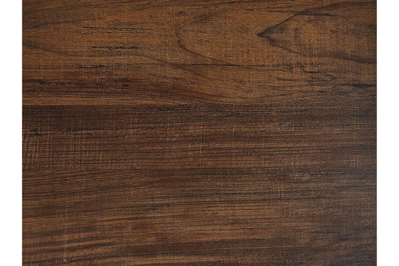 Alvaston Reol 90x30 cm - Mørkt Træ/Sort - Bogreol