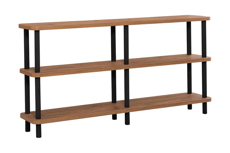 Andifli Bogreol 150x74,9 cm - Sort - Opbevaring - Hylder & Reoler - Bogreol