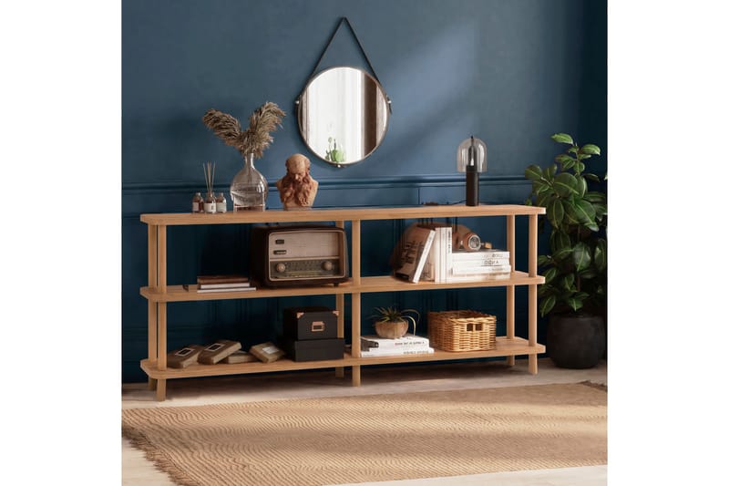 Andifli Bogreol 180x74,9 cm - Fyrretræ - Opbevaring - Hylder & Reoler - Bogreol