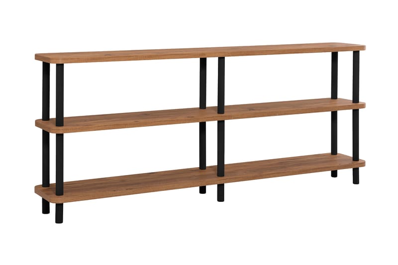 Andifli Bogreol 180x74,9 cm - Sort - Opbevaring - Hylder & Reoler - Bogreol