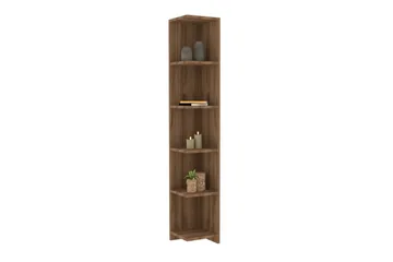 Andifli Bogreol 25 cm i Valnød - Brun - Opbevaring - Hylder & Reoler - Bogreol