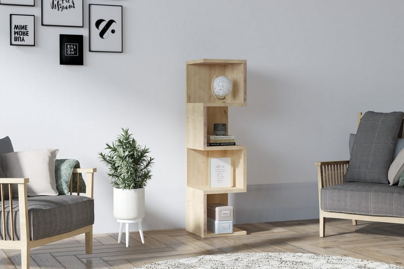 Andifli Bogreol 25x95 cm - Grøn - Opbevaring - Hylder & Reoler - Bogreol