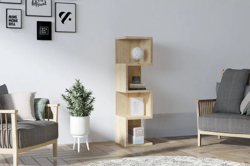 Andifli Bogreol 25x95 cm - Grøn - Opbevaring - Hylder & Reoler - Bogreol