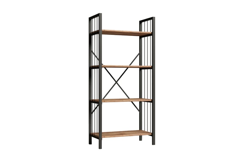Andifli Bogreol 60x150 cm - Sort - Opbevaring - Hylder & Reoler - Bogreol