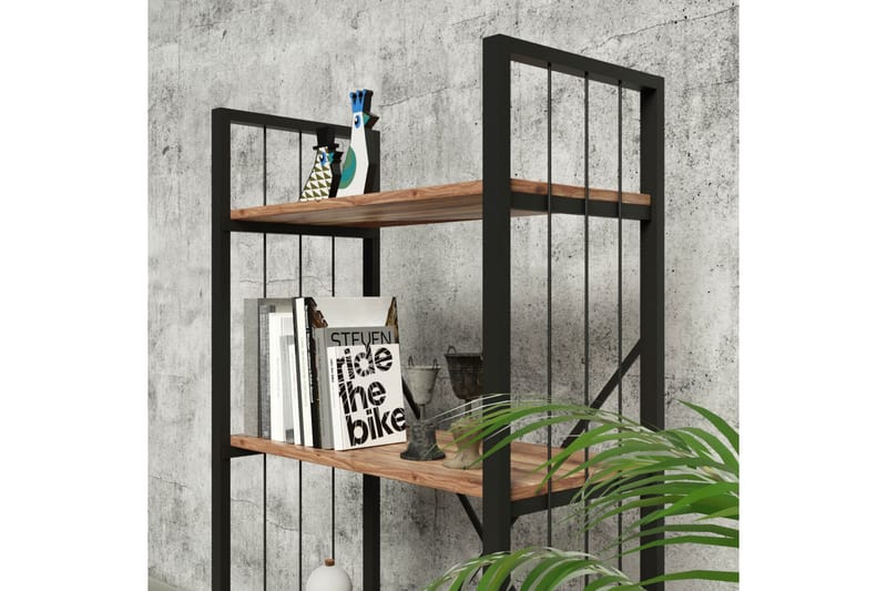 Andifli Bogreol 60x150 cm - Sort - Opbevaring - Hylder & Reoler - Bogreol