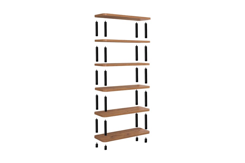 Andifli Bogreol 80x168,5 cm - Sort - Opbevaring - Hylder & Reoler - Bogreol