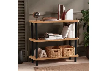 Andifli Bogreol 80x75 cm - Sort - Opbevaring - Hylder & Reoler - Bogreol