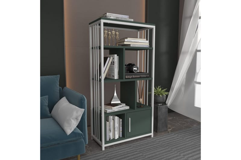 Bogreol Arven Grøn / Hvid - Grøn / Hvid - Opbevaring - Hylder & Reoler - Bogreol