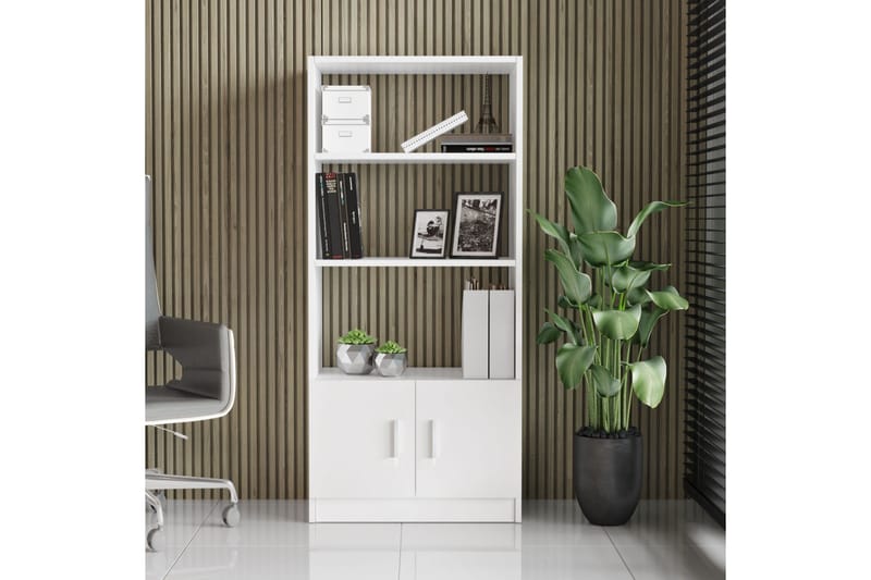 Barrock Bogreol 38x64 cm - Hvid - Opbevaring - Hylder & Reoler - Bogreol