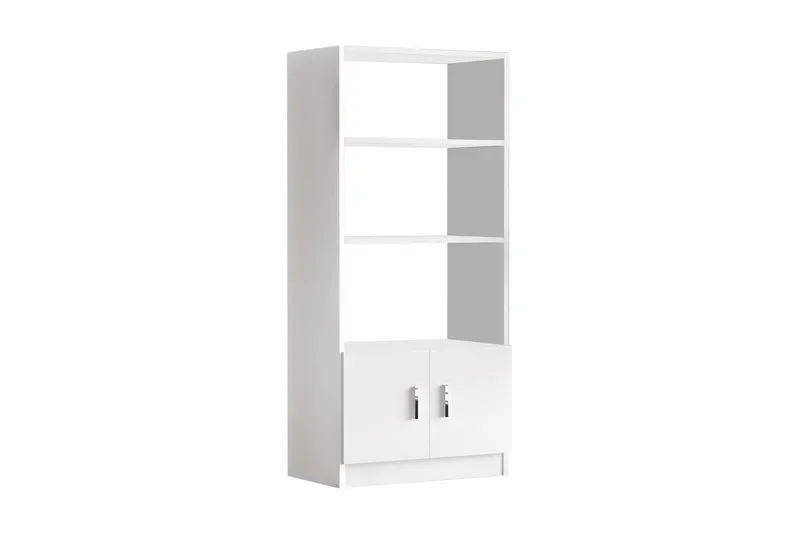 Barrock Bogreol 63,6 cm i Malet Træ, Hvid