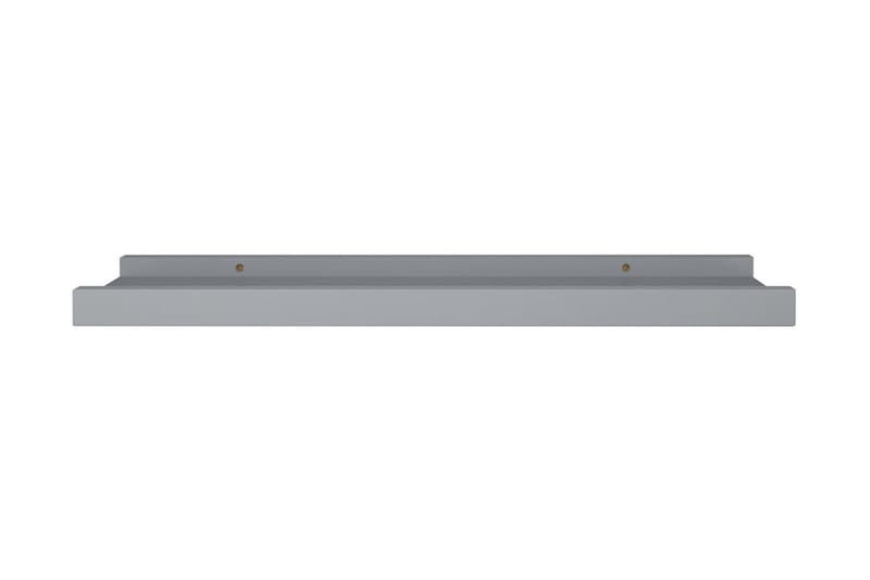 billedhylder 2 stk. 40x9x3 cm MDF grå - Grå - Opbevaring - Hylder & Reoler - Bogreol - Bogliste
