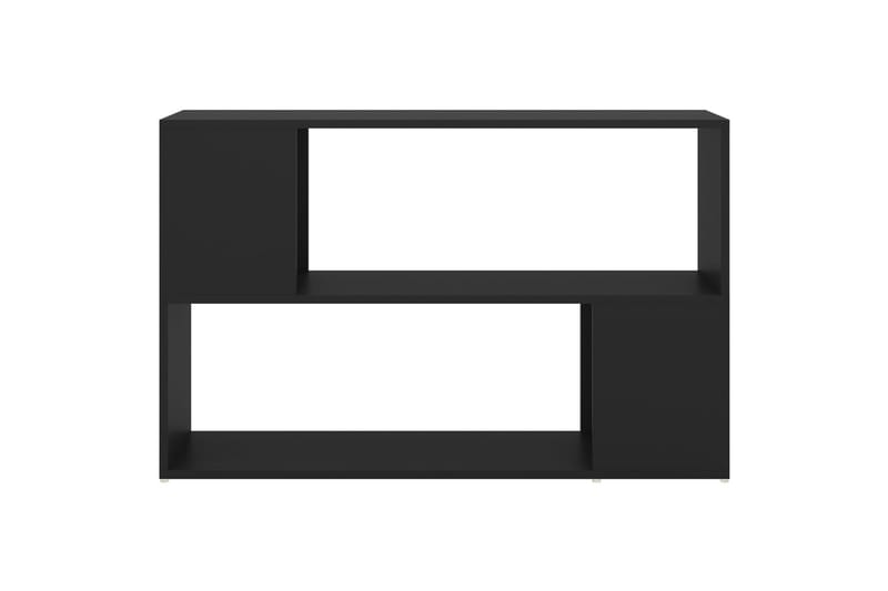 bogreol 100x24x63 cm spånplade sort - Sort - Opbevaring - Hylder & Reoler - Bogreol