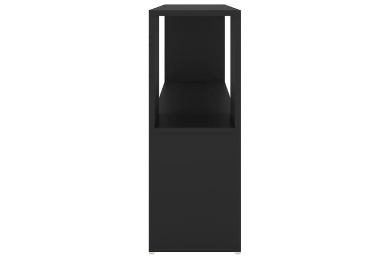 bogreol 100x24x63 cm spånplade sort - Sort - Opbevaring - Hylder & Reoler - Bogreol