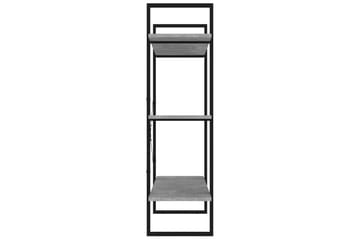 bogreol 100x30x105 cm spånplade betongrå - Grå - Opbevaring - Hylder & Reoler - Bogreol