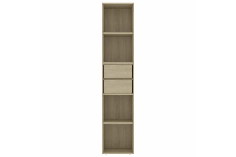 Bogreol 36X30X171 cm Spånplade Sonoma-Eg - Opbevaring - Hylder & Reoler - Bogreol