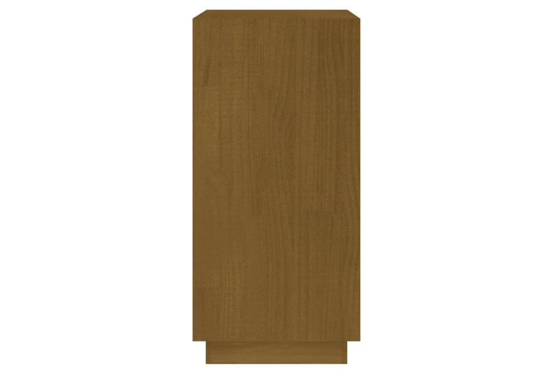 bogreol 40x35x71 cm massivt fyrretræ gyldenbrun - Brun - Opbevaring - Hylder & Reoler - Bogreol
