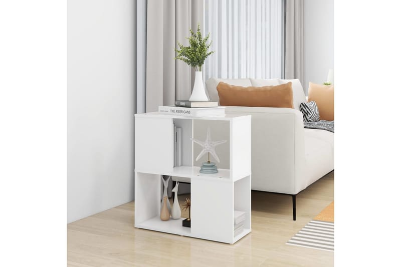 bogreol 60x24x63 cm spånplade hvid - Hvid - Opbevaring - Hylder & Reoler - Bogreol