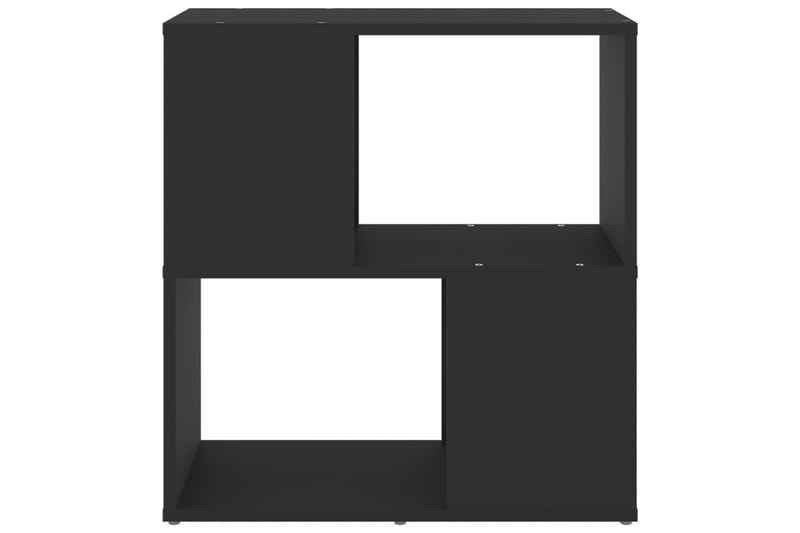 bogreol 60x24x63 cm spånplade sort - Sort - Bogreol
