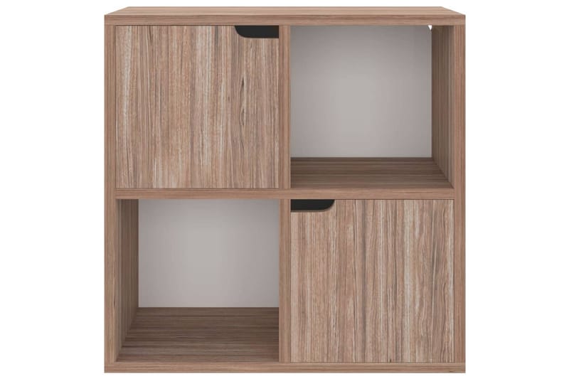 bogreol 60x27,5x59,5 cm spånplade grå sonoma-eg - Brun - Opbevaring - Hylder & Reoler - Bogreol