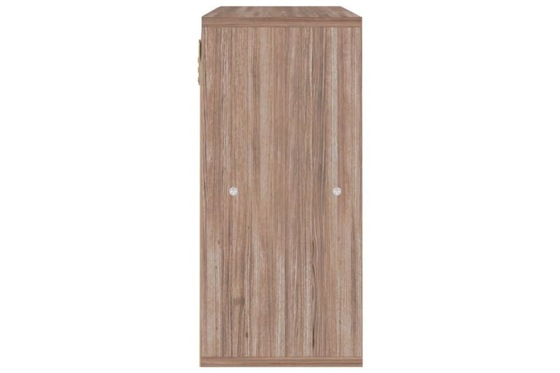 bogreol 60x27,5x59,5 cm spånplade grå sonoma-eg - Brun - Opbevaring - Hylder & Reoler - Bogreol