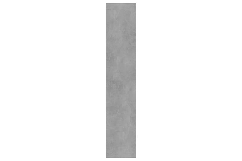 bogreol 60x35x180 cm spånplade betongrå - Grå - Opbevaring - Hylder & Reoler - Bogreol