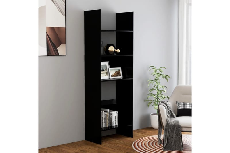 bogreol 60x35x180 cm spånplade sort - Sort - Opbevaring - Hylder & Reoler - Bogreol