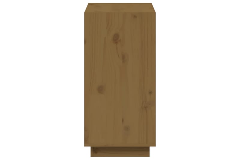 bogreol 60x35x71 cm massivt fyrretræ gyldenbrun - Brun - Opbevaring - Hylder & Reoler - Bogreol
