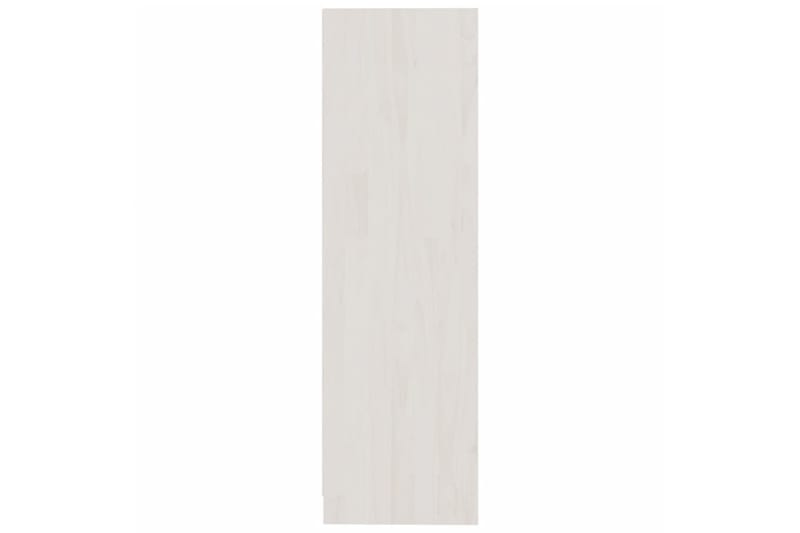 bogreol 70x33x110 cm massivt fyrretræ hvid - Hvid - Opbevaring - Hylder & Reoler - Bogreol