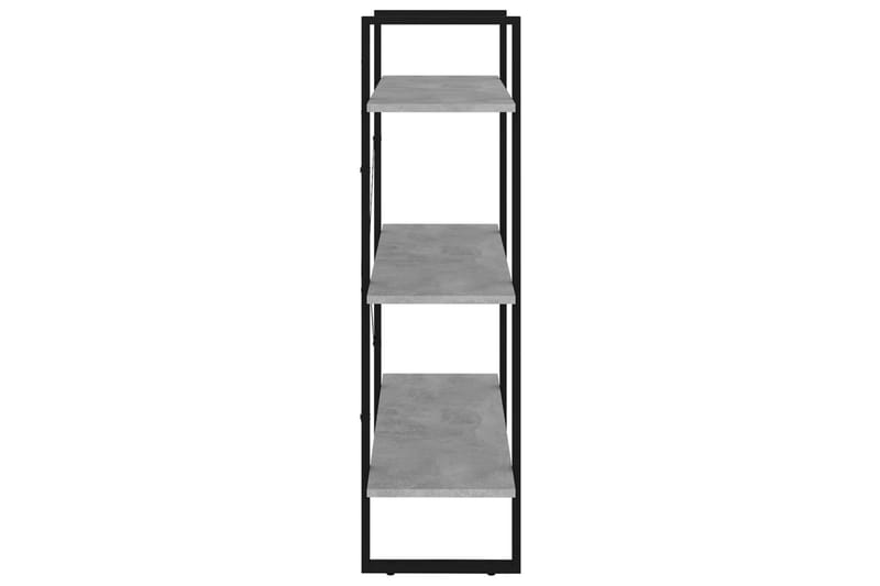 bogreol 80x30x105 cm spånplade betongrå - Grå - Opbevaring - Hylder & Reoler - Bogreol