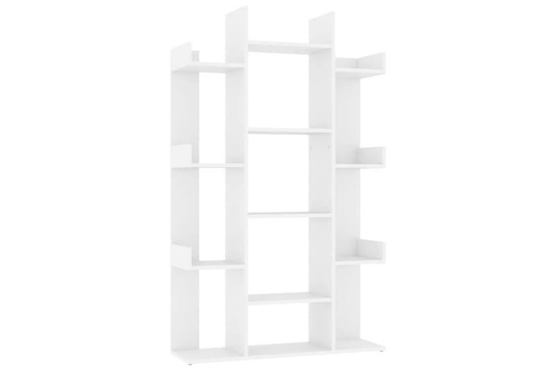 bogreol 86x25,5x140 cm spånplade hvid - Hvid - Opbevaring - Hylder & Reoler - Bogreol