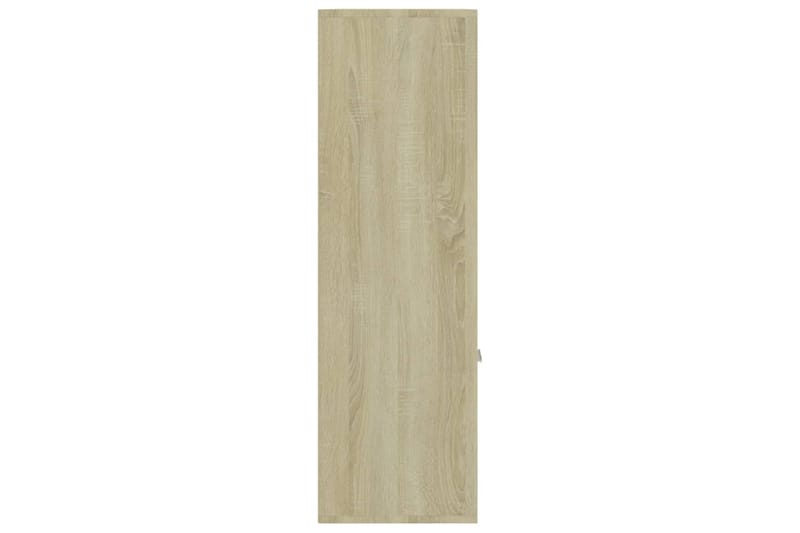 Bogreol 98x30x98 cm Spånplade Sonoma-Eg - Brun - Opbevaring - Hylder & Reoler - Bogreol