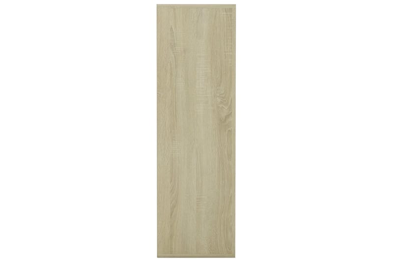 Bogreol 98x30x98 cm Spånplade Sonoma-Eg - Brun - Opbevaring - Hylder & Reoler - Bogreol