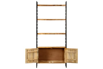 Bogreol I 4 Niveauer 80x30x180 cm Ru Mangotræ - Opbevaring - Hylder & Reoler - Bogreol