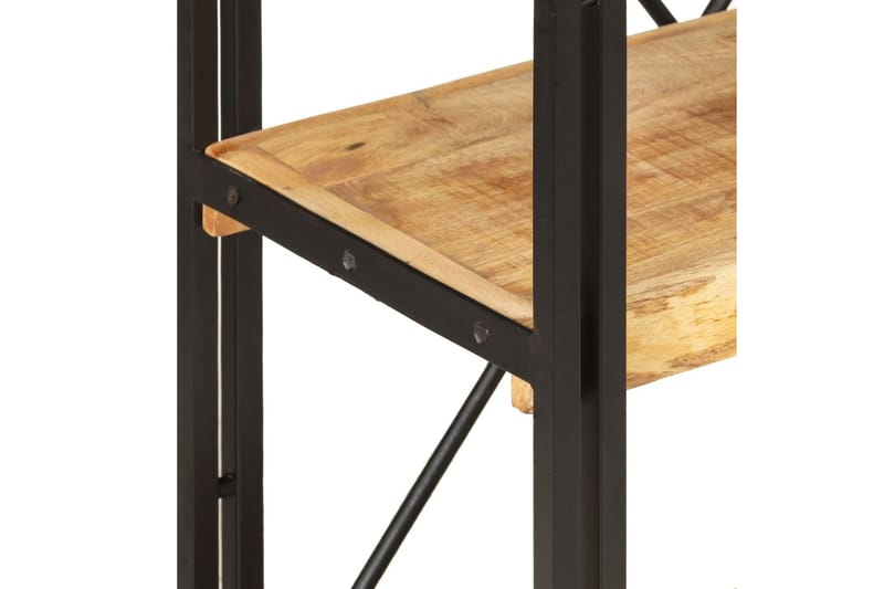 bogreol m. 3 hylder 60x30x80 cm massivt mangotræ - Brun - Opbevaring - Hylder & Reoler - Bogreol
