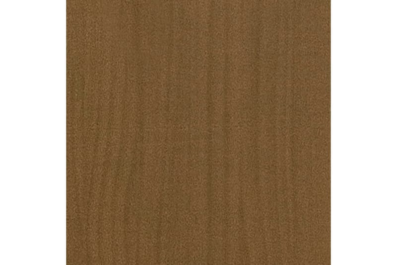 bogreol med 2 hylder 40x30x70 cm massivt fyrretræ brun - Brun - Bogreol
