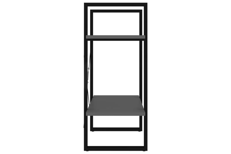 bogreol med 2 hylder 60 x 30 x 70 cm spånplade grå - Grå - Opbevaring - Hylder & Reoler - Bogreol