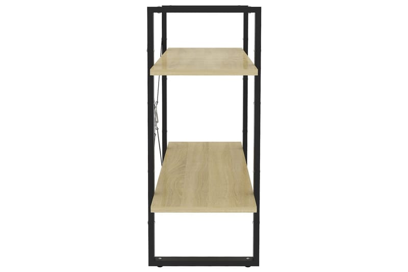 bogreol med 2 hylder 80 x 30 x 70 cm spånplade sonoma-eg - Grøn - Opbevaring - Hylder & Reoler - Bogreol