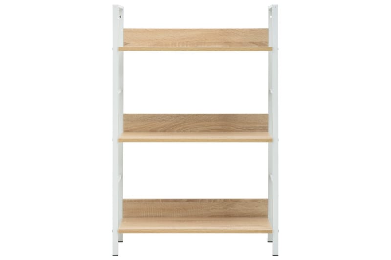 Bogreol Med 3 Hylder 60X27,6X90,5 cm Spånplade Egetræ - Opbevaring - Hylder & Reoler - Bogreol