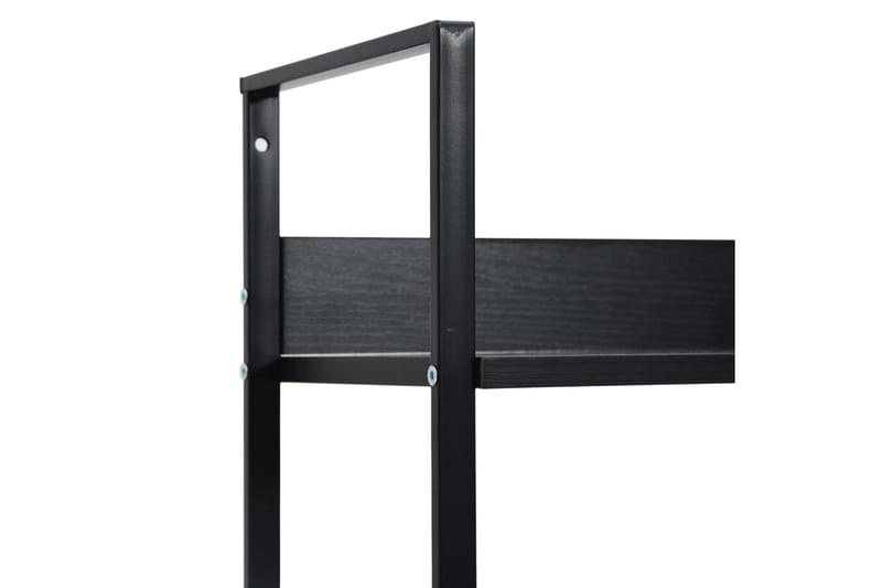 Bogreol Med 4 Hylder 60X27,6X124,5 cm Spånplade Sort - Opbevaring - Hylder & Reoler - Bogreol