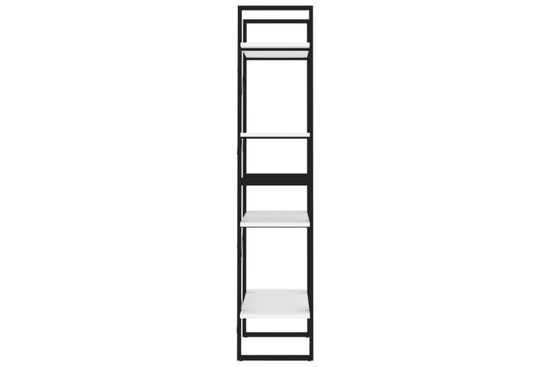 bogreol med 4 hylder 60x30x140 cm spånplade hvid - Hvid - Opbevaring - Hylder & Reoler - Bogreol