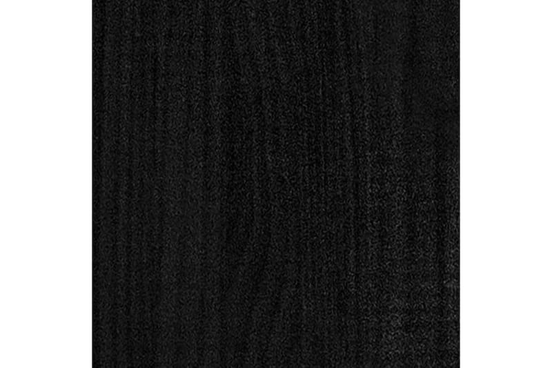 bogreol med 5 hylder 40x30x175 cm fyrretræ sort - Sort - Opbevaring - Hylder & Reoler - Bogreol