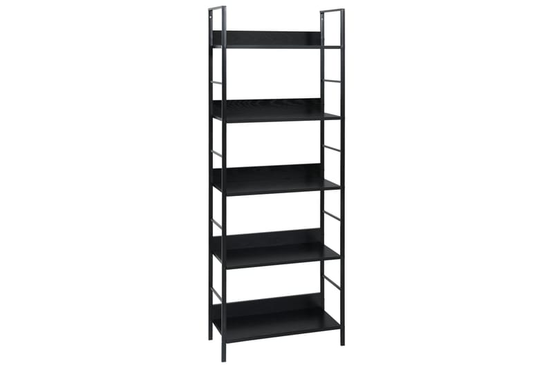 Bogreol Med 5 Hylder 60X27,6X158,5 cm Spånplade Sort - Opbevaring - Hylder & Reoler - Bogreol