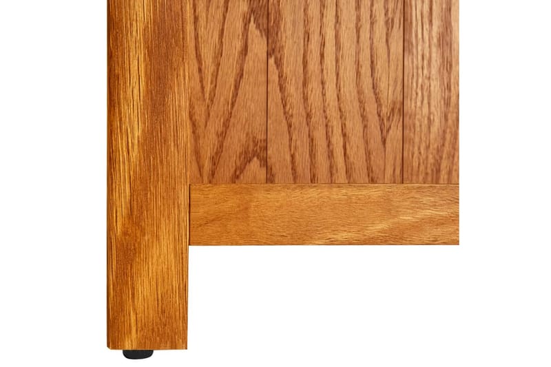 bogreol med 6 hylder 52x22x180 cm massivt egetræ - Brun - Opbevaring - Hylder & Reoler - Bogreol
