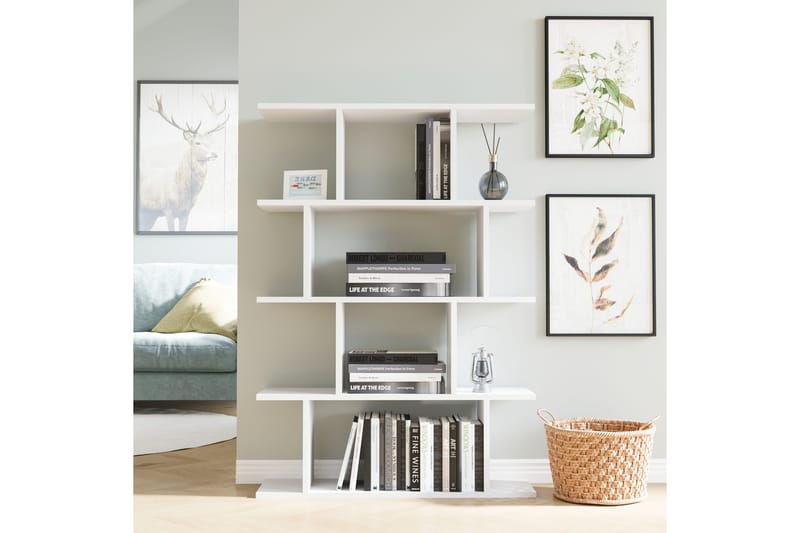 Bogreol Nachusa bogreol 90x25 cm Hvid - Opbevaring - Hylder & Reoler - Bogreol