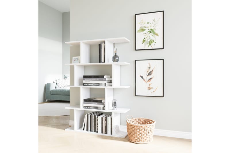 Bogreol Nachusa bogreol 90x25 cm Hvid - Opbevaring - Hylder & Reoler - Bogreol