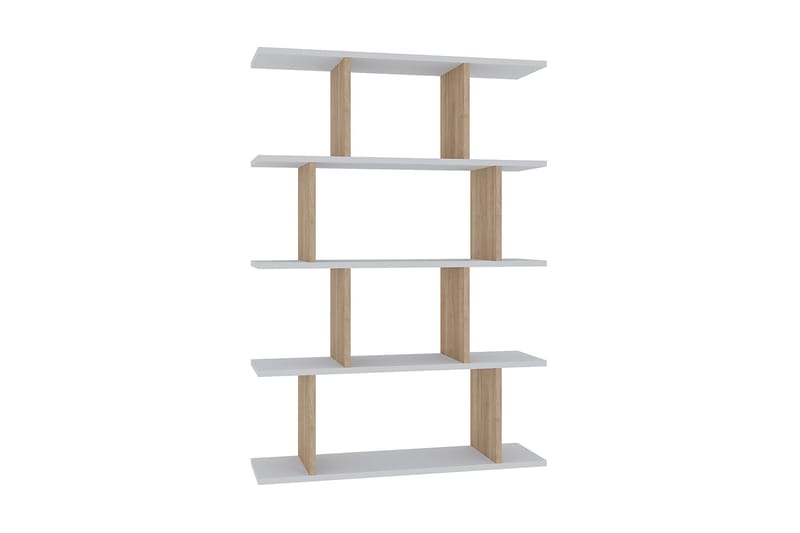 Bogreol Nachusa bogreol 90x25 cm Træ/Natur, Hvid, undefined