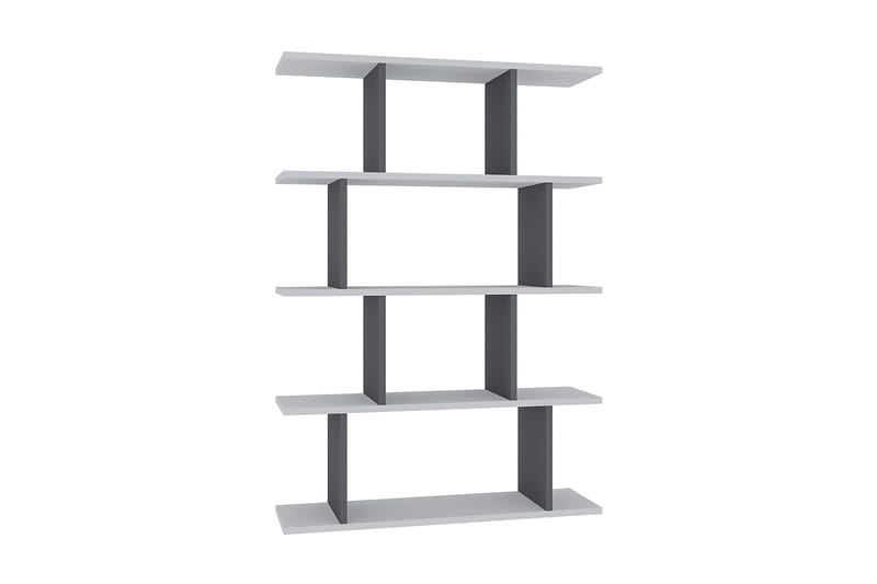 Bogreol NO_BRAND Nachusa bogreol 90x25 cm Hvid,Antracit, undefined
