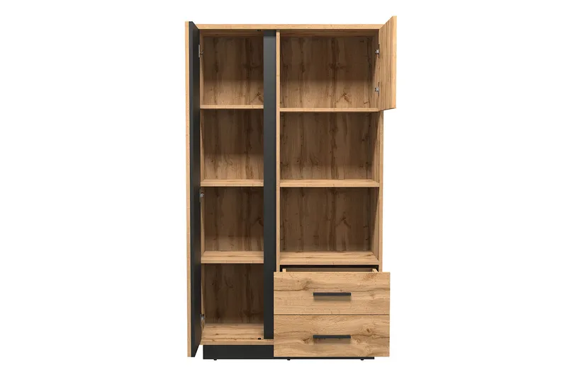 Bogreol - Sort|Eg - Opbevaring - Hylder & Reoler - Bogreol